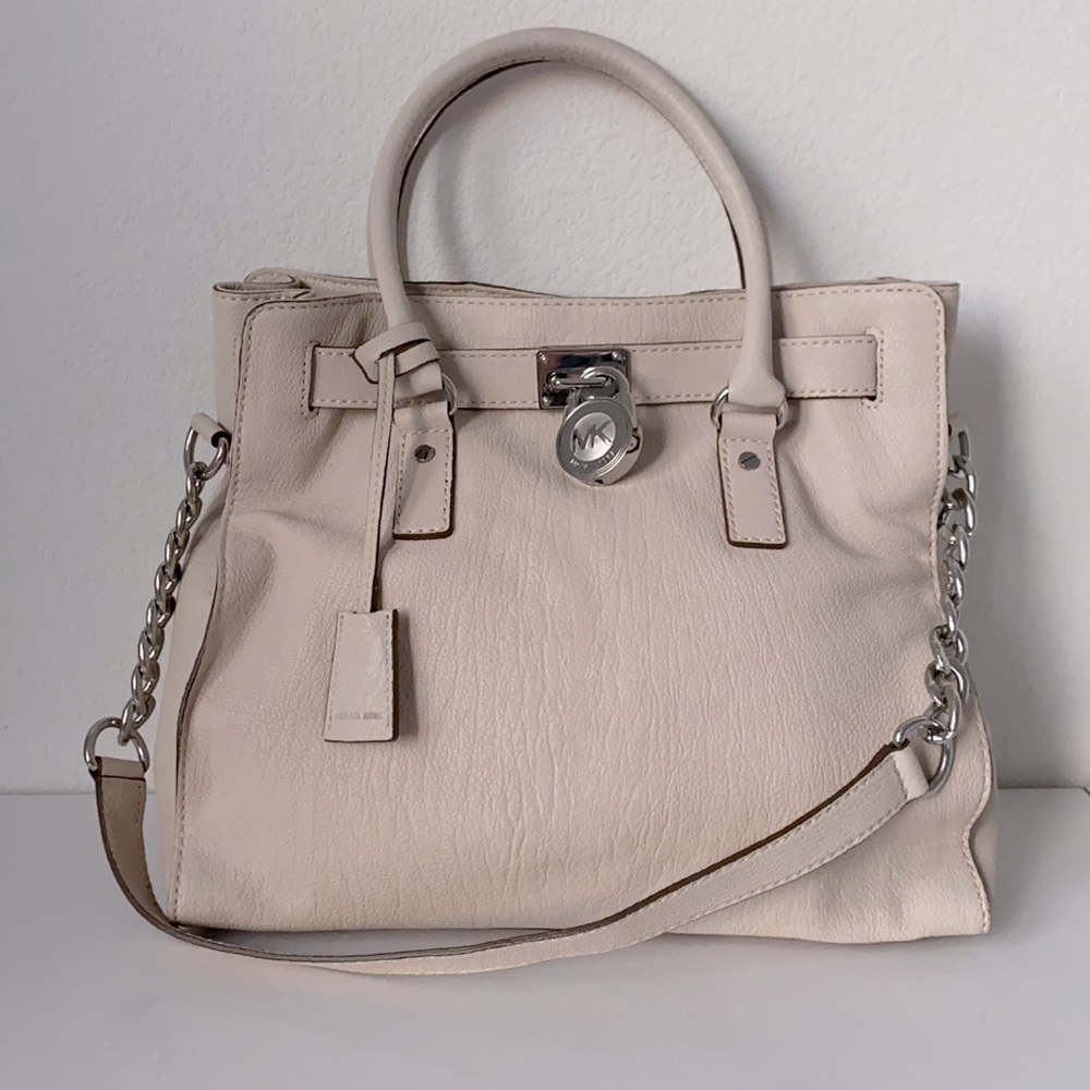Michael Kors Hamilton Large Leather Satchel